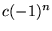 $c(-1)^n$